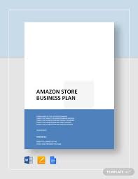 Amazon Store Business Plan Template Word Doc Google Docs Apple Mac Pages Business Plan Template Word Business Plan Template Business Planning