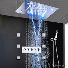 Satin Al Luks Yagis Dus Sistemleri Gizli Led Dus Basligi Masaj Selale Musluk Banyo Icin 4 Inc Vucut Sprey Jets Dus Seti Tl8 188 53 Tr Dhgate Com