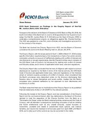 The page will display the customer account details and applicable fees 4. Cnbc Tv18 On Twitter Breakingnews Icici Bank Releases Details Of Justice Bn Srikrishna Panel S Report In Videocon Loan Case