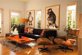 The Living Room Set Will Be Suitable For Those Urban Dwellers With Limited Space Description From Living Room Orange Brown Living Room Decor Brown Living Room