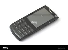 Studio shot of a Nokia X3-02, a hybrid ...