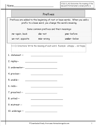 Prefixes Worksheet Prefix Worksheet School Worksheets Prefixes