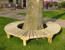 make your own circular bench idees jardin deco jardin banc autour des arbres