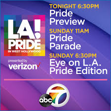 Follow @abc7 for the latest news. Abc7 Eyewitness News On Twitter Abc7 Is Your Home For L A Pride We Ll Have Coverage Of All The Events Including The Parade Sunday At 11am Abc7pride Https T Co Pgpjkwesys Https T Co Om51xsijad