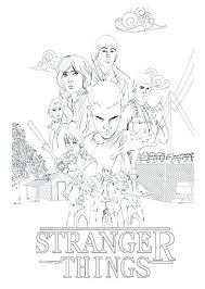 647x768 stranger danger coloring pages stranger safety coloring sheet. Christmas Stranger Things Coloring Pages Coloring And Drawing