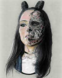 Lucifersaved On Netflix On Instagram Artist Rosyopal Follow Her Beautiful Drawing Lesleyannbrandt Lucifer Mazikeen Lucifer Morningstar Maze Lucifer