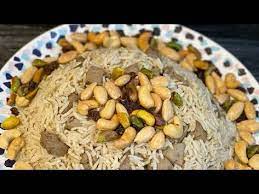 رزبالخلطة المكسرات youtube food rice
