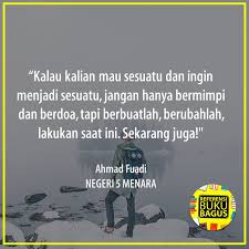 Muslimah Hebat On Twitter Kutipan Novel Negeri 5 Menara Karya Fuadi1 Https T Co Yrlgpwebxp