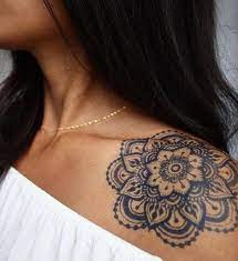 Mandala Shoulder Tattoo Shoulder Tattoos For Women Henna Style Tattoos Shoulder Tattoos For Women Shoulder Tattoo