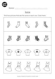 Free Same And Different Worksheet For Kindergarten Find Pictures That Are T Kindergarten Math Free Kindergarten Math Worksheets Free Preschool Math Printables