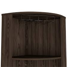 There are 89 corner bar cabinet for sale on etsy, and they. Tuhome Furniture Syrah Corner Bar And Wine Cabinet In Weathered Oak Bla4445