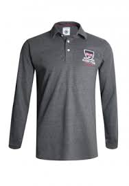 Col style polo, manches longues, patch paul&shark heritage sur la manche, ecrite paul&shark impirmè sur la poitrine, composition: Polos Otago Rugby Manches Courtes Et Manches Longues Homme Otago Rugby