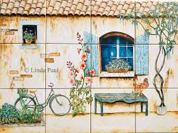 french country kitchen backsplash