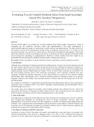 Endonezya tidak layak nasıl söylerim? Pdf Evaluating Traveller English Textbook Series From Saudi Secondary School Efl Teachers Perspectives