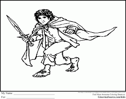 Lord of the rings coloring pages. Lord Of The Rings Coloring Pages Free Image Download