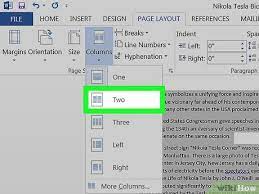 To add columns to a document: How To Make Two Columns In Word 6 Steps With Pictures Wikihow