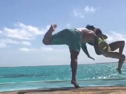 Check out intriguing facts about wwe wrestler ⭐randy orton⭐. Watch Randy Orton S Wife Hit Him With An Rko From Outta Nowhere