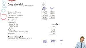 The idea behind these deductions is to encourage investments and reduce the tax burden on. Income Tax Computation Savings Income Acca Taxation Tx Uk Fa2018 Youtube