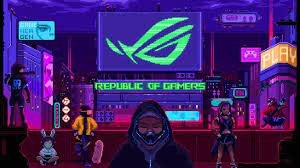 Artstation Rog Wallpaper Design Pixel Jeff Desktop Wallpaper Art Desktop Wallpaper Design Designer Wallpaper