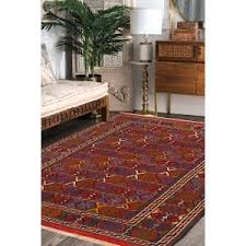 Buy Best Kilim Rugs In Maroon Needle Design Online Kilim Area Rug Kilim Carpets Kilim Rugs