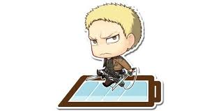 I Got Reiner Battery Widget Chibi Attack On Titan Aot Characters