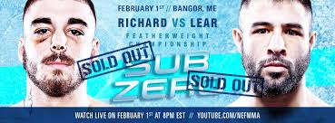 Live Combat Sport Schedule: 1/30