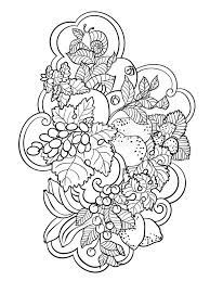 Coloring pages for kids fruits and vegetables coloring pages. Coloring Pages With Fruits And Abstract Waves For Children And A Stock Illustration Illustration Of Cherry Curls 117307059