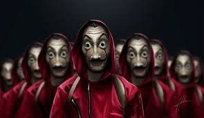 Money heist was renewed for two more seasons by netflix, with a bigger budget and a new target for the gang: Money Heist Logo Wallpapers Wallpaper Cave