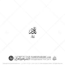 the name of nadir نادر in arabic thuluth calligraphy script إسم نادر بخط الثلث العربي calligraphy abba names diy gift wrapping