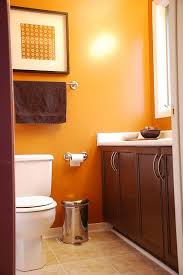 Ensuite Bathroom Orange Bathroom Decor Bathroom Decor Brown Bathroom