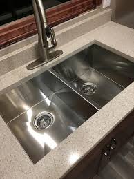 Kohler Vault Drop In Undermount Stainless Steel 33 In 4 Hole Double Basin Kitchen Sink K 3820 Best Kitchen Sinks Double Basin Kitchen Sink Double Kitchen Sink