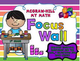 > contentshandbookcontentsintroduction xivdescriptions of features show you how to use this handbookhotwordshotwords 2glossary 4definitions for boldfaced words and other key mathematical terms in the hottopics sectionformulas. 1st Grade Mcgraw Hill My Math Focus Wall By All Jazzed Up Tpt