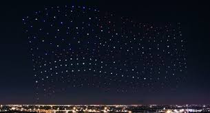 500 drones dançam no ar e fazem espetáculo de luzes e formas - Notícias - R7 Tecnologia e Ciência