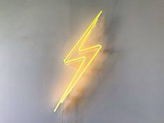 Lightning Bolt Neon Sign Light Led Neon Art Decorative Lights Neon Signs Neon Sign Bedroom Sign Lighting