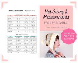 We did not find results for: Hat Sizing Measurements Reference Chart Free Printable Crochet Hat Patterns Sweet Softies Amigurumi And Crochet