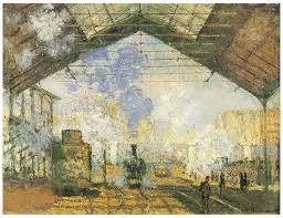 Gare Saint Lazare By Claude Monet Claude Monet Paintings Monet Art Claude Monet Art