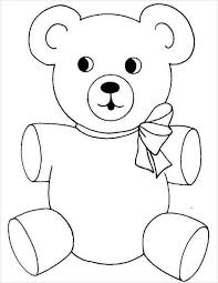 Teddy Bear Coloring Pages Teddy Bear Coloring Pages Teddy Bear Template Cool Coloring Pages