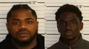 Two charged with stealing Infiniti, running from police