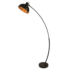 Floor lamps may differ also in terms of the source of light. Firstlight Lotus Modern Floor Lamp In Black Finish With Gold Leaf Effect 3746bk Lighting From The Home Lighting Centre Uk