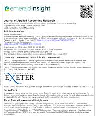 PDF) An examination of voluntary financial instruments disclosures in  excess of mandatory requirements by UK FTSE 100 non-financial firms