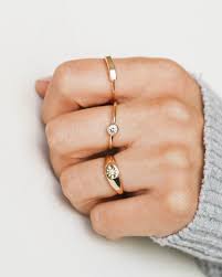Pin On Simple Dainty Rings
