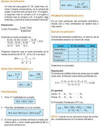 Propiedades Promedio Ponderado Math Bullet Journal Journal