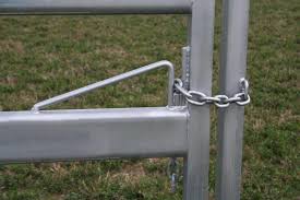 Cattle Yard Gate Chain Catch Com Imagens Porteiras Ovinos Ideias
