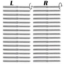 Here are some helpful navigation tips and features. 10 Pairs Ingpro Swage Lag Screws Left Right For 1 8 Cable Railing 316 Stainless Steel Stair Deck Railing Wood Post Balusters System Decking Railing Hardware Railings Pickets Bonsaipaisajismo Building Supplies