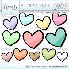 Heart Clipart Heart Graphics Clipart Commercial Use Love Etsy In 2020 Heart Graphics Valentines Day Clipart Clip Art