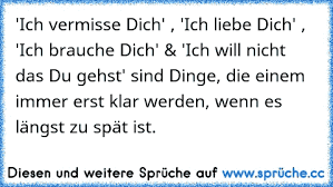 Ich Liebe Dich Ich Brauche Dich Ich Will Dich Ich Vermisse Dich
