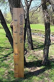 6 Wooden Growth Chart Ruler Oversized Wall Art Personalized New Moms Gift Teacher Gift Measure Your Kids Height