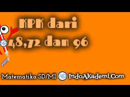 Dalam bahasa inggris kpk dikenal dengan least common multiple (lcm), sering dijuga disebut sebagai lowest common multiple (lcm) atau. Tentukan Kpk Dari 48 72 Dan 96 Menentukan Kpk Dari 48 72 Dan 96 Menggunakan Pohon Faktor Youtube