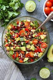 Black Bean Corn Tomato Salad Cilantro Black Bean Salad Recipe Bean Salad Recipes Bean Salad Black Bean Salad Recipe
