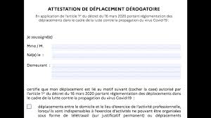 Comment modifier le modèle ? Confinement Telechargez L Attestation De Deplacement Derogatoire Obligatoire Pour Sortir Cnews